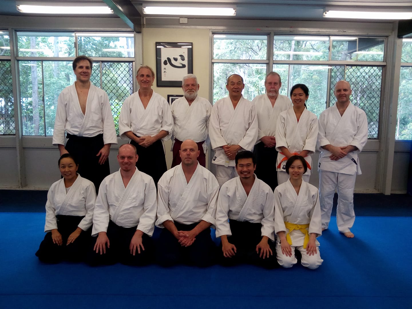 michael atma with aikido team members